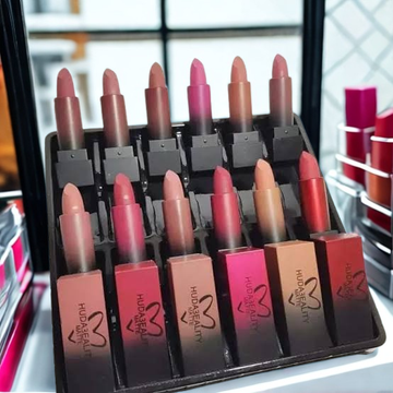 Hudabeauty Matte Lipstick Pack Of 12 ( original leftovers)