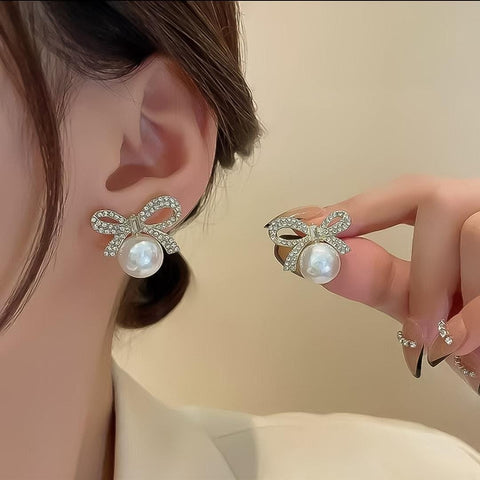 Trendy AD/CZ Korean western partywear stylish earrings for women and girls