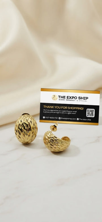 The Expo Ship Classic Textured Hoops