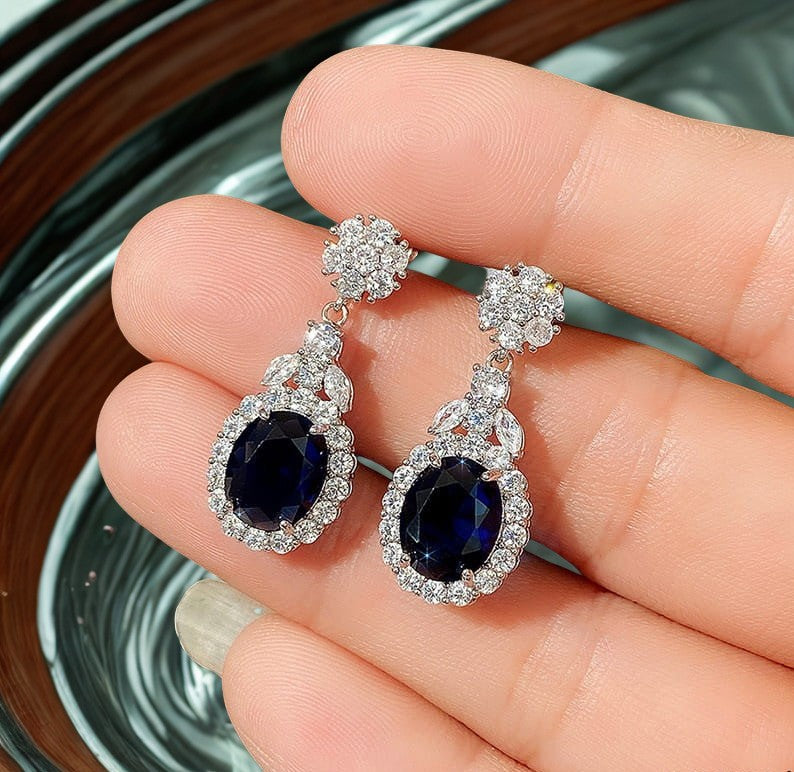Classic Oval Sparkle Drops