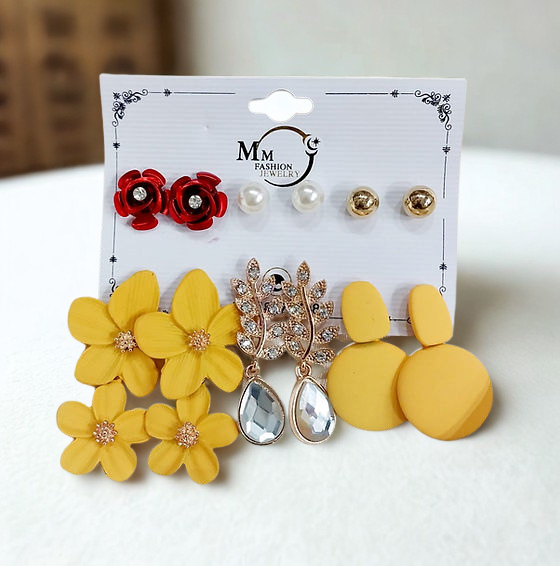6 pairs of Earring sets