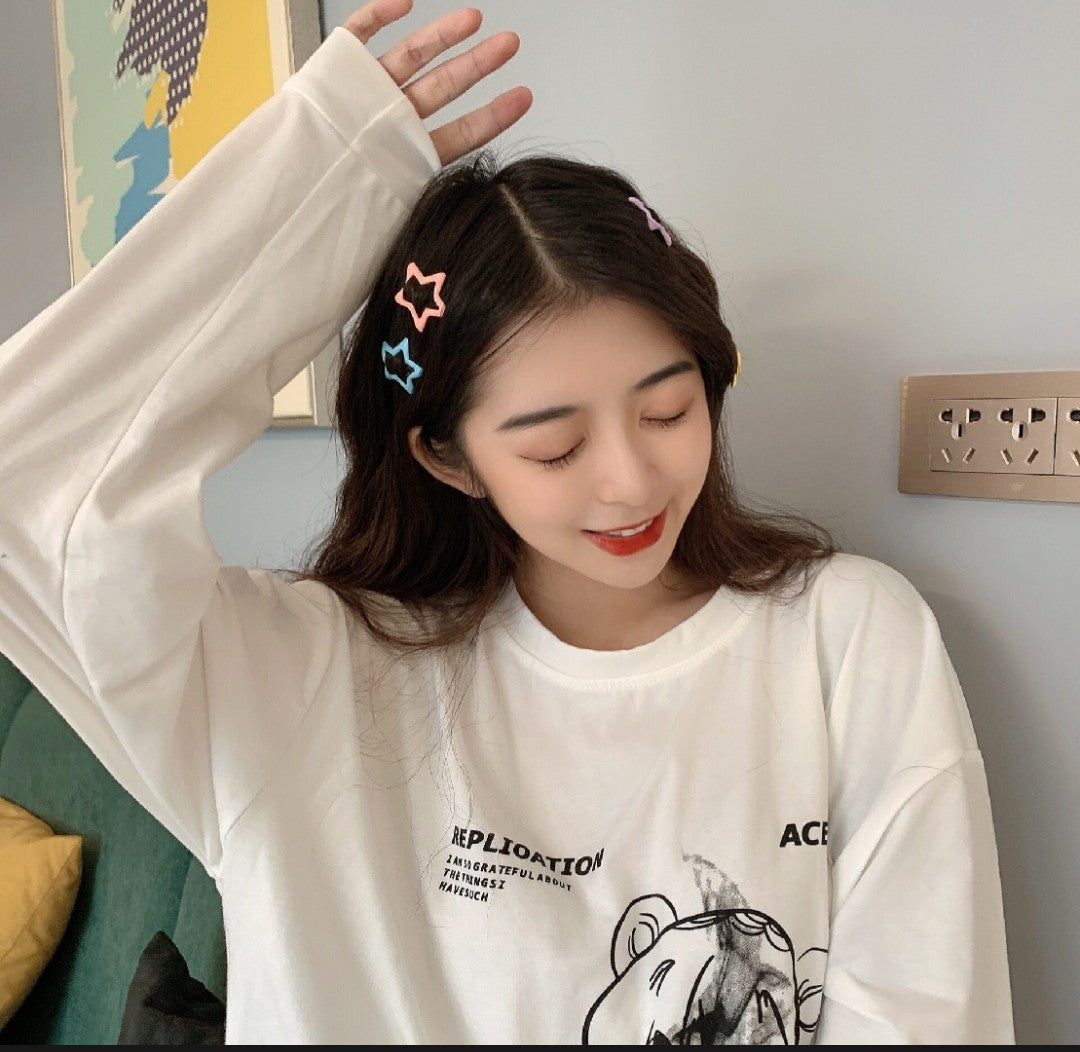 10PCS Girls Hair Accessories Kids Hair Clip Toddler Hair Pins Children Hair Wear Rainbow Color Cute Headdress New Style