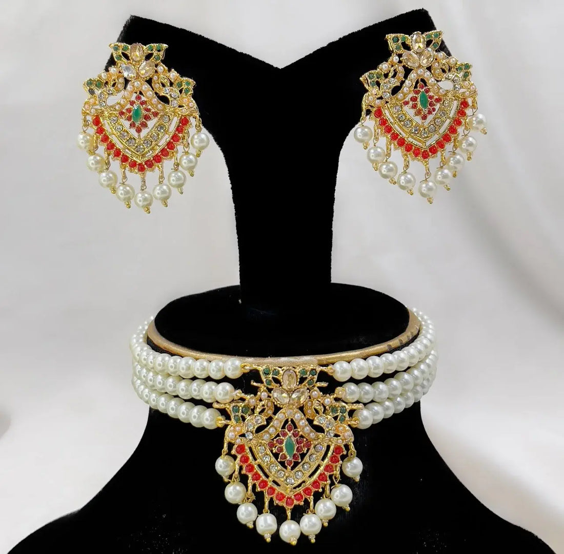 Marquise/Oval Choker Set